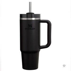 Stanley Matte logo  Black Travel Tumbler with Handle 40oz used